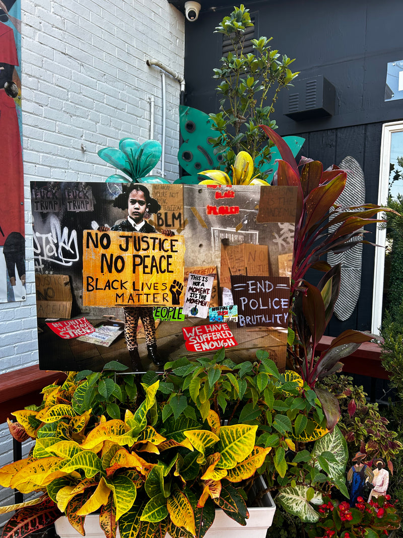 Political Yard Sign, "Young Kamala" by Najee Dorsey