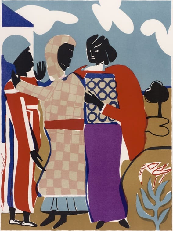 Bearden, Romare, (Three Women On Easter Sunday)