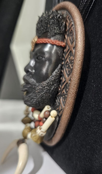 Maruvian Woman Series Necklace/Brooch (King M'Baku) by Dianne Hayes Quarles