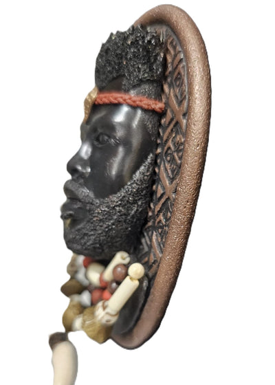 Maruvian Woman Series Necklace/Brooch (King M'Baku) by Dianne Hayes Quarles