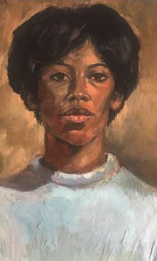 Sandock, Phyllis, (1960's Painting of Diane Sands) – Black Art In ...